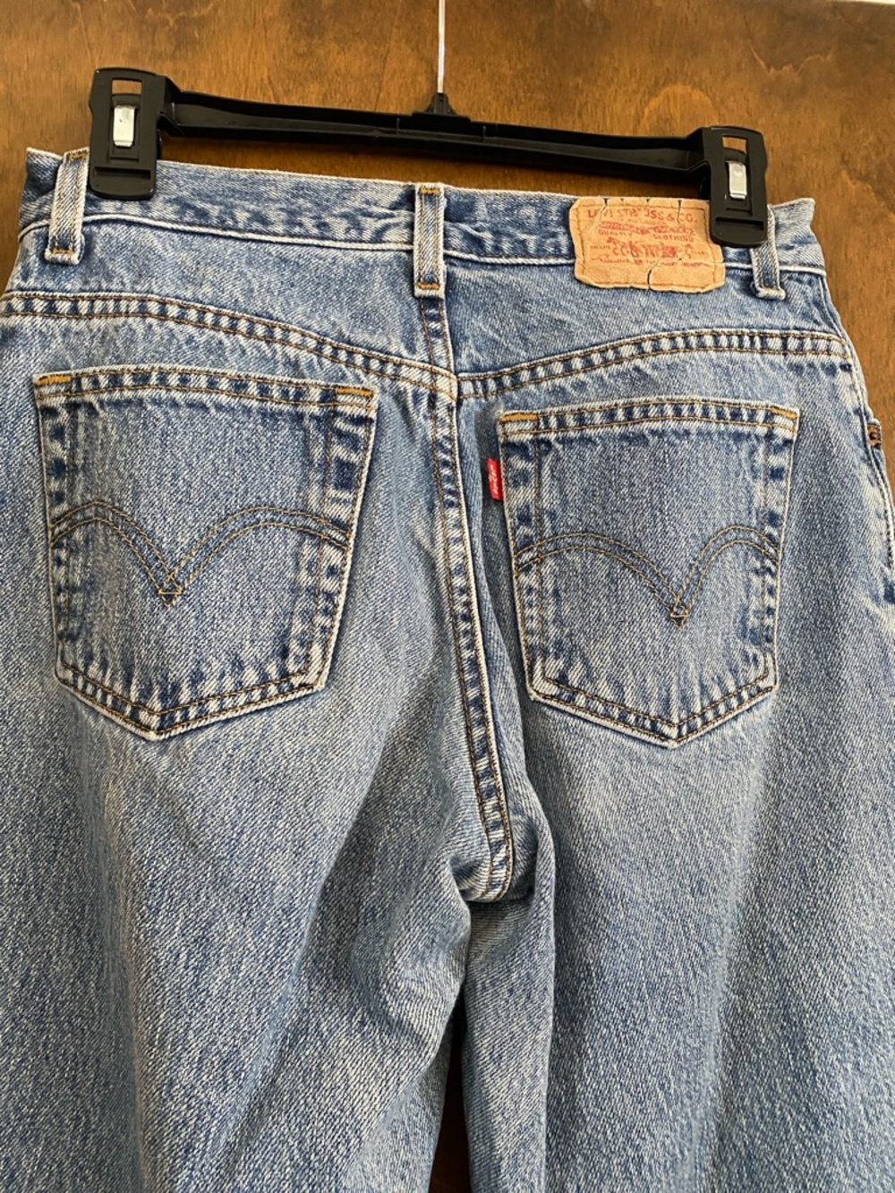 LEVIS 550 Vintage relaxed tapered jeans. 100% cotton. No stretch. Red tag. - Picture 4 of 7